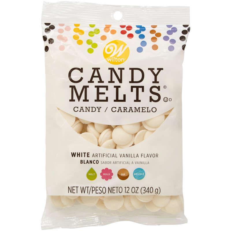 Wilton Candy Melts 12 oz – White – Golden Stars Trading