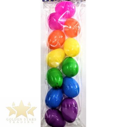 Solid Colour Easter Eggs (12ct) – Golden Stars Trading