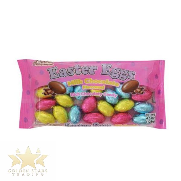 Palmer Milk Chocolate Eggs 4.5oz Golden Stars Trading