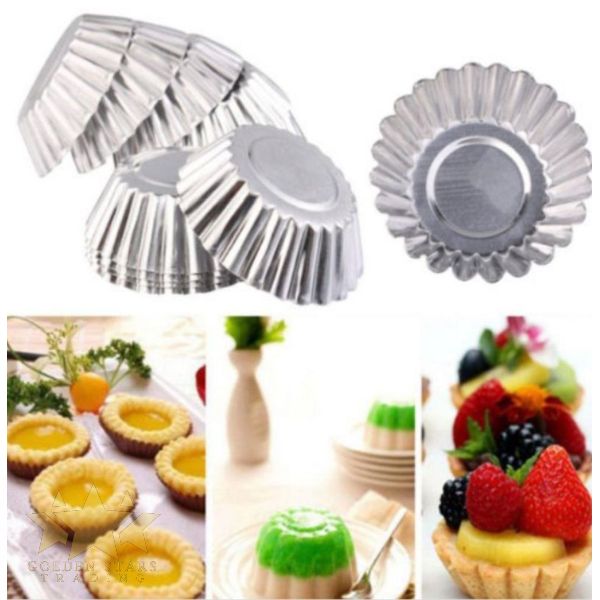 6pc Tart Mould Golden Stars Trading