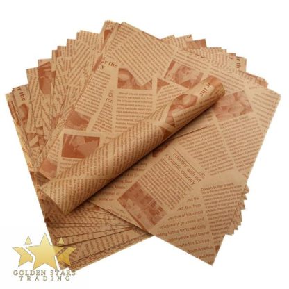 Newspaper Print Parchment Paper